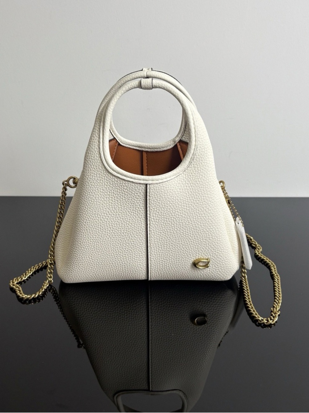 Coach White Mini Bucket Bag Crossbody Shoulder Bag - Picture 2 of 8